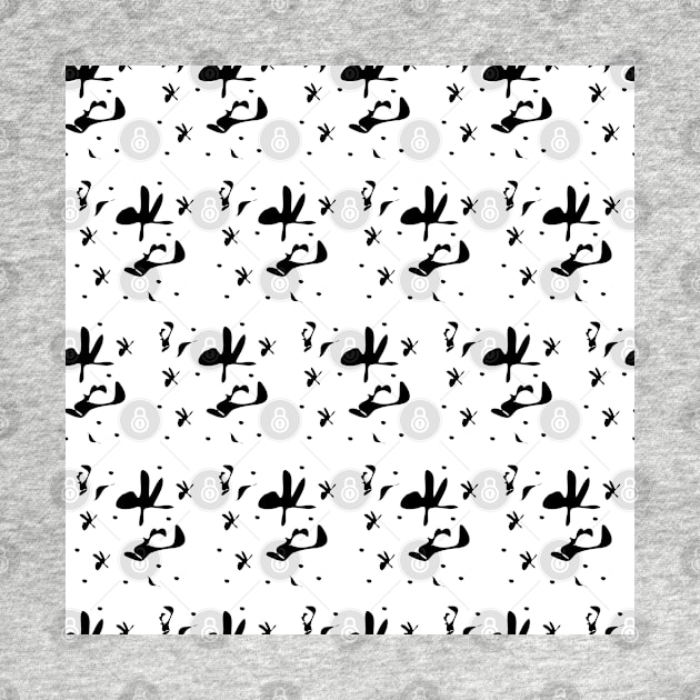 Black spots on a white background. Vector seamless pattern abstraction grunge. Background illustration, decorative design for fabric or paper. Ornament modern new by grafinya